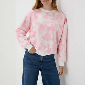 Sudaderas Casuales de Alta Calidad para Mujer, Lavado Ácido, Precio al por Mayor, Sudaderas Personalizadas con Lavado Ácido - Product Image 1