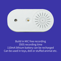 Module de puce musicale vocale enregistrable activé par capteur de lumière avec haut-parleur pour animaux en peluche et enregistreur vocal pour boîte cadeau DIY
