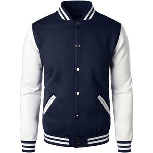 แจ็คเก็ตบอมเบอร์ผู้ชายสำหรับฤดูใบไม้ผลิและฤดูใบไม้ร่วง, แจ็คเก็ตบอมเบอร์แฟชั่นเกาหลีทรงหลวมกันลมกันน้ำ - Product Image 1