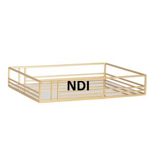 Nouveau Looking Restaurant Hôtel Fournitures Plateaux De Service Plateau De Serveur De Nourriture Maison Hôtel Dîner Table Décoration De Service Plateau En Métal - Product Image 4