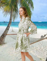 Robe d'été décontractée à col en V et imprimé floral pour femmes, robe bohème de plage à volants, mini-robe pour femmes, 2026