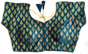 เสื้อผ้าไหมบานาราซี เสื้อเปิดด้านหน้า ไม่มีตะขอ เสื้อคอกลม - Product Image 2