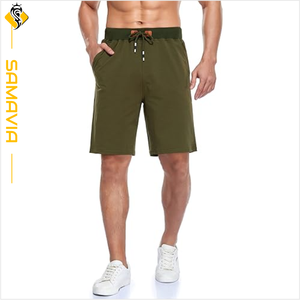 Bermuda personnalisé pour hommes, short de course respirant à séchage rapide, vêtements de sport d'entraînement avec poches - Product Image 1