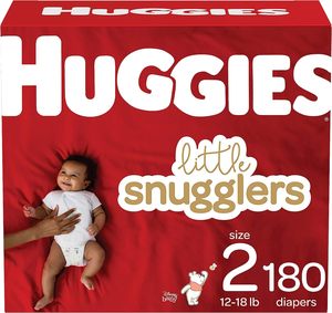 Couches Huggies Little Snugglers pour bébé, taille 2, 148 ct - Product Image 3