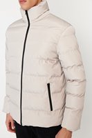 Veste matelassée en toile pour homme, col montant, à capuche, pour l'hiver (-40 degrés), chaude, rembourrée de coton, imperméable, coupe-vent, respirante, réversible