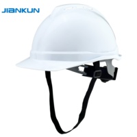 Casque de sécurité ventilé en PEHD JIANKUN - Léger, certifié CE, protection contre les impacts et diélectrique, modèle JK-ND019, protection industrielle