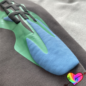 Sudadera con Capucha Extra Grande para Hombre, 100% Algodón, con Forro, Diseño Personalizado con Logotipo, Estilo Desgastado, Gruesa, Corta, con Estampado Gráfico - Product Image 2