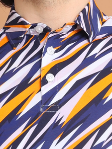 Top Selling 100% Cotton Half Sleeve for <b>Polo</b> <b>Neck</b> T-Shirt Versatile Yellow Casual Wear Comfortable Stretchable Premium Digital - Product Image 3