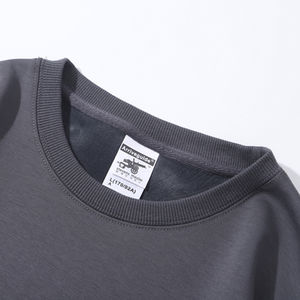 Sudadera de poliéster/algodón pesado para hombre, jersey de talla grande con nuevo diseño, estampado bordado, ropa de invierno teñida lisa - Product Image 4