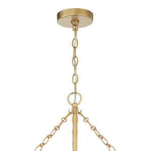 Luci circolari nordiche moderne a soffitto a più livelli per luci in morbido oro per luce a sospensione in Rattan da giardino retrò - Product Image 6
