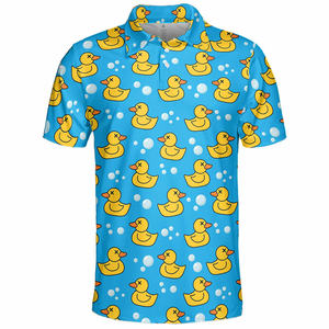 Camisa Polo Camiseta Uniforme Liso 100% Poliéster Sublimación Polos de hombre Negocios - Product Image 5