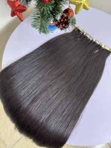 Vendeurs en gros de cheveux vietnamiens bruts extensions de cheveux avec ruban adhésif Couleur de cheveux humains naturels pleine taille - Product Image 4