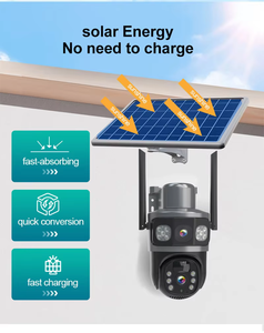 2K ống kính kép Màn hình kép 4G pin năng lượng mặt trời PTZ ip camera hai chiều âm thanh tự động theo dõi trang trại ngoài trời Camera năng lượng mặt trời - Product Image 2