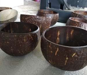 2025 Hot Sale Natural Coconut Shell Bowl Customized Technique High Quality <b>Cheap</b> Price for Kitchen Use with Coconut <b>Candle</b> - Product Image 3