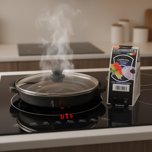 Tapa de Vidrio Transparente Cromada 420 de 32 cm para Olla Térmica Metalsomma - Product Image 3