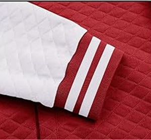 <b>Men's</b> <b>Lightweight</b> Waffle Letterman Bomber <b>Jacket</b> <b>Casual</b> Varsity Design with Stand Collar for Winter - Product Image 6