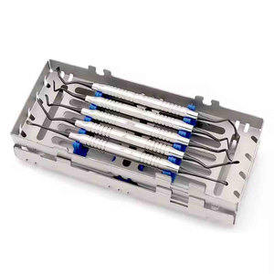 Ensemble de 3 kits d'instruments dentaires chirurgicaux d'implant standard d'ascenseur périosté CE - Product Image 3