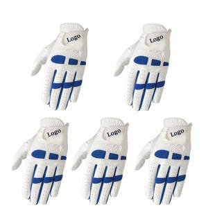 Vente directe d'usine gants de golf respirants de haute qualité en peau de mouton du Pakistan vêtements de sport professionnels avec logo personnalisé - Product Image 5
