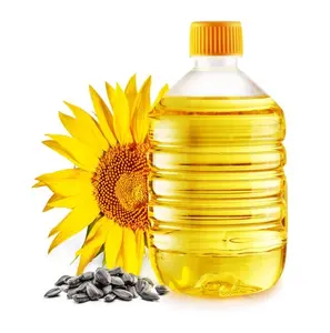 Olio di girasole grezzo e raffinato per la cottura degli alimenti/olio di girasole deodorato 100% alta qualità | Olio di semi di girasole naturale a buon mercato