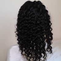 Rambut Manusia Vietnam Alami Lembut Tanpa Lem 360 untuk Wig HD Lace Straight Wave dengan Kemasan Khusus