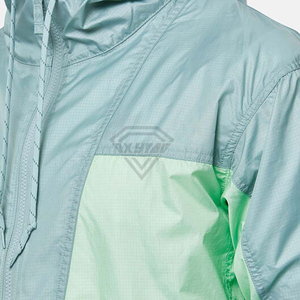 Nouveaux pantalons et sweats coupe-vent empilés personnalisés survêtement en nylon pour hommes deux pièces en polyester avec fermeture éclair survêtement coupe-vent pour hommes - Product Image 3