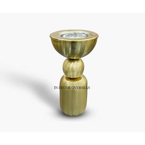 White Powder Coated Unique Fancy Designer Metal <b>Incense</b> Bakhoor <b>Burner</b> With Gold Plated Stand Home Fragrance Accessories Supply - Product Image 3