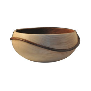 Bol de service multifonctionnel en bois pour fruits secs et sucreries, idéal pour les fruits et les salades, parfait pour la restauration hôtelière. - Product Image 6