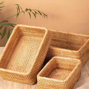 Handmade <b>Storage</b> <b>Basket</b> Using Seagrass Rattan Organizer Design Perfect For Minimalist Modern And Rustic Style Interiors - Product Image 2