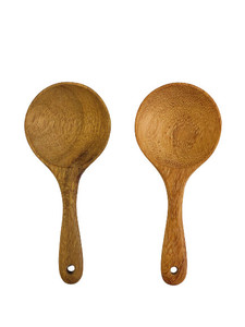 Cuillères à poisson en bois artisanales, design zen asiatique, écologiques, à long manche, ustensiles de cuisine pour les fêtes, sculptées à la main, personnalisées - Product Image 5