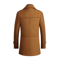 Veste matelassée en laine chaude pour homme, coupe-vent, à col rabattable, de haute qualité, personnalisable, vente en gros, pour l'hiver, style streetwear