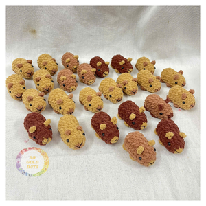 Kit de crochet fait main, jouets, porte-clés, vente en gros, poupées, poupée en laine, peluche mignonne, cadeau pour enfants, personnalisé - Caryln - Product Image 1