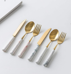 Dinnerware Enameled Handle Kitchen Decorative <b>Flatware</b> Tabletop Cutlery Dinnerware High Selling <b>Flatware</b> - Product Image 4