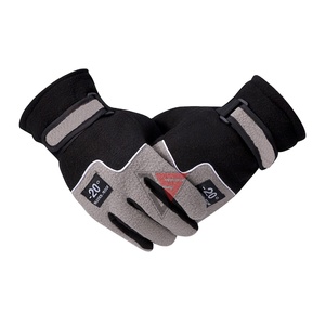 Guantes de dedos completos para hombre, venta al por mayor, Material usado 100%, varios colores, tela polar de grosor pesado, cierre de correa de nailon - Product Image 1