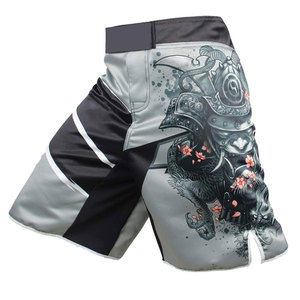 Shorts de Muay Thai et MMA personnalisés, lavés, extensibles, légers, respirants, durables, à séchage rapide, anti-rétrécissement, pour l'entraînement de combat, unisexe - Product Image 1
