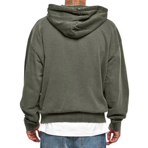 Sudadera con Capucha Extra Grande para Hombre, Personalizada con Logotipo, Ropa Casual de Invierno para Exteriores, 100% Algodón, Forro Polar de Secado Rápido, para Adultos, Proceso Impex - Product Image 2