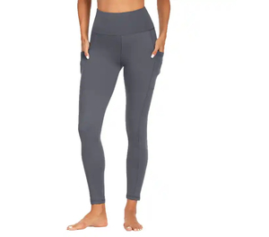Vêtements de yoga et de gymnastique personnalisés pour femmes, collants de compression tie-dye, leggings pour femmes, pantalons de sport à motif solide, meilleures ventes - Product Image 6
