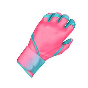 Gants de frappeur de baseball professionnels en cuir respirant pour hommes, de qualité supérieure, durables, avec fermeture à boucle, personnalisables, vente en gros - Product Image 4