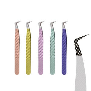 Pinzas y Tijeras para Pestañas de Acero Inoxidable, Hechas a Mano, Fáciles de Usar, Agarre Cómodo, Herramienta de Belleza - Product Image 5