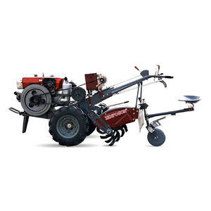 Mini-tracteur diesel 2 roues motrices avec boîte de vitesses, pompe et motoculteur rotatif 18 CV pour rizières - Product Image 1