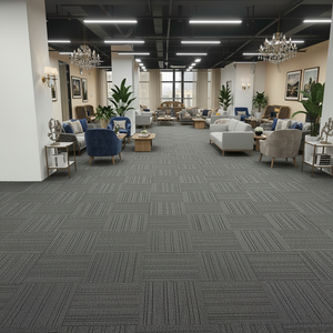 Dalles de <span class=keywords><strong>moquette</strong></span> commerciales pour la maison, antidérapantes, résistantes à l'usure, pour salon, bureau, chambre, faciles à installer - Product Image 1