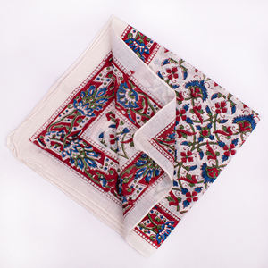 Foulard carré en coton imprimé floral tendance, écologique, doux, respirant, à nouer, pour la tête, le cou et le visage, prix usine - Product Image 3