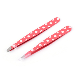 Pince à épiler multifonctionnelle de qualité supérieure en acier inoxydable, à pointe inclinée, légère, avec une prise confortable, pour l'épilation des sourcils - Product Image 1