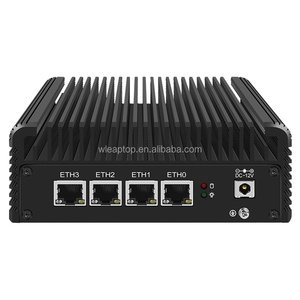 Mini PC Industrial sin Ventilador Intel Celeron J4125, DDR4 16GB, 4 LAN, GPIO, COM, SATA, mSATA, Computadora Integrada - Product Image 1
