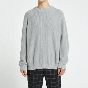 เสื้อสเวตเตอร์แบบสวมหัวแขนยาวระบายอากาศได้ดีปรับแต่งได้เสื้อถักคอแบบลำลองสำหรับไซส์ใหญ่พิเศษฤดูหนาวจำเป็น - Product Image 6