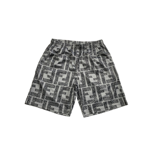 Pantalones cortos personalizados de algodón 100% con cintura elástica para el sudor, pantalones cortos de felpa francesa con cordón hasta la rodilla, pantalones cortos holgados de sublimación - Product Image 4