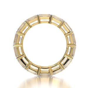 แหวนเพชรสีทอง18K สุดหรูคุณภาพระดับพรีเมี่ยมได้รับการรับรองด้วยเพชรธรรมชาติ - Product Image 2