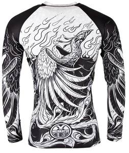 Sublimación personalizada desgaste Rashguard 4 vías Stretch Rashguard Mma Rushguard Bjj OEM Mma Rashguard para hombres manga larga Rash Guard - Product Image 3