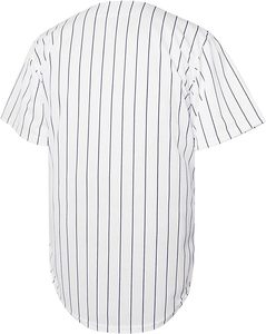 Maillot de baseball brodé à fines rayures pour hommes de haute qualité Maillot de baseball à rayures personnalisées avec maillot de baseball brodé - Product Image 4