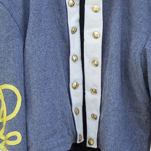 Reproduction de la veste de cérémonie des confédérés, veste en laine grise pour gentleman du sud - Product Image 6