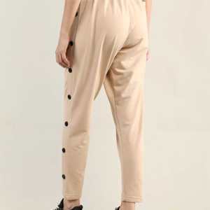 กางเกงวอร์มผ้าฟลีซเอวสูงยืดได้ของผู้หญิงมีกระเป๋าสำหรับวิ่งและวิ่งออกกำลังกายในฤดูหนาวปรับแต่งได้ - Product Image 6